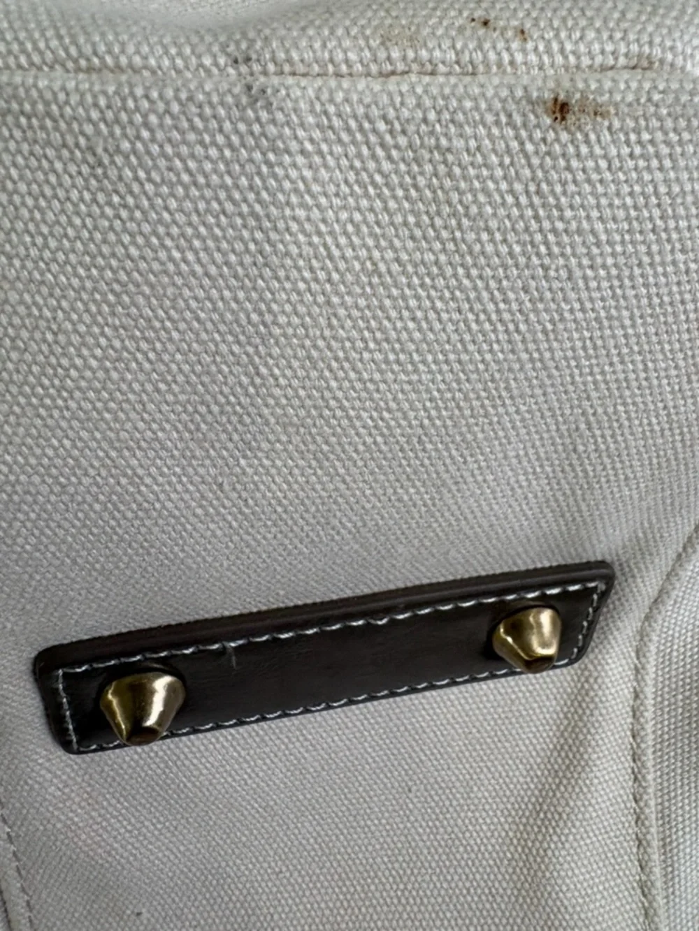 Giani Bernini Chic Classy Shoulder Bag- Neutral, Cream/Off-White/Brown Trim - Picture 8 of 8